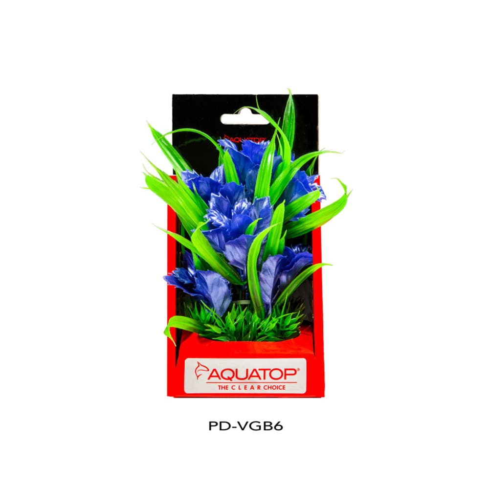Aquatop Vibrant Garden Plant Blue; 1ea-6 in - Pet Supplies - Aquatop