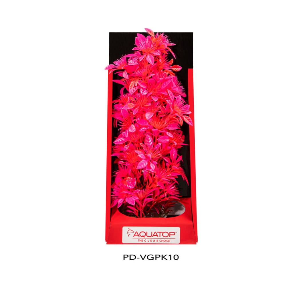 Aquatop Vibrant Garden Plant Pink; 1ea-10 in - Pet Supplies - Aquatop