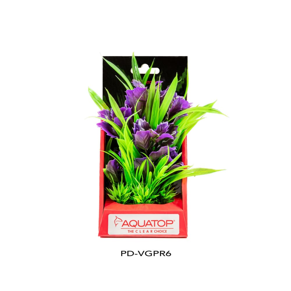 Aquatop Vibrant Garden Plant Purple; 1ea-6 in - Pet Supplies - Aquatop