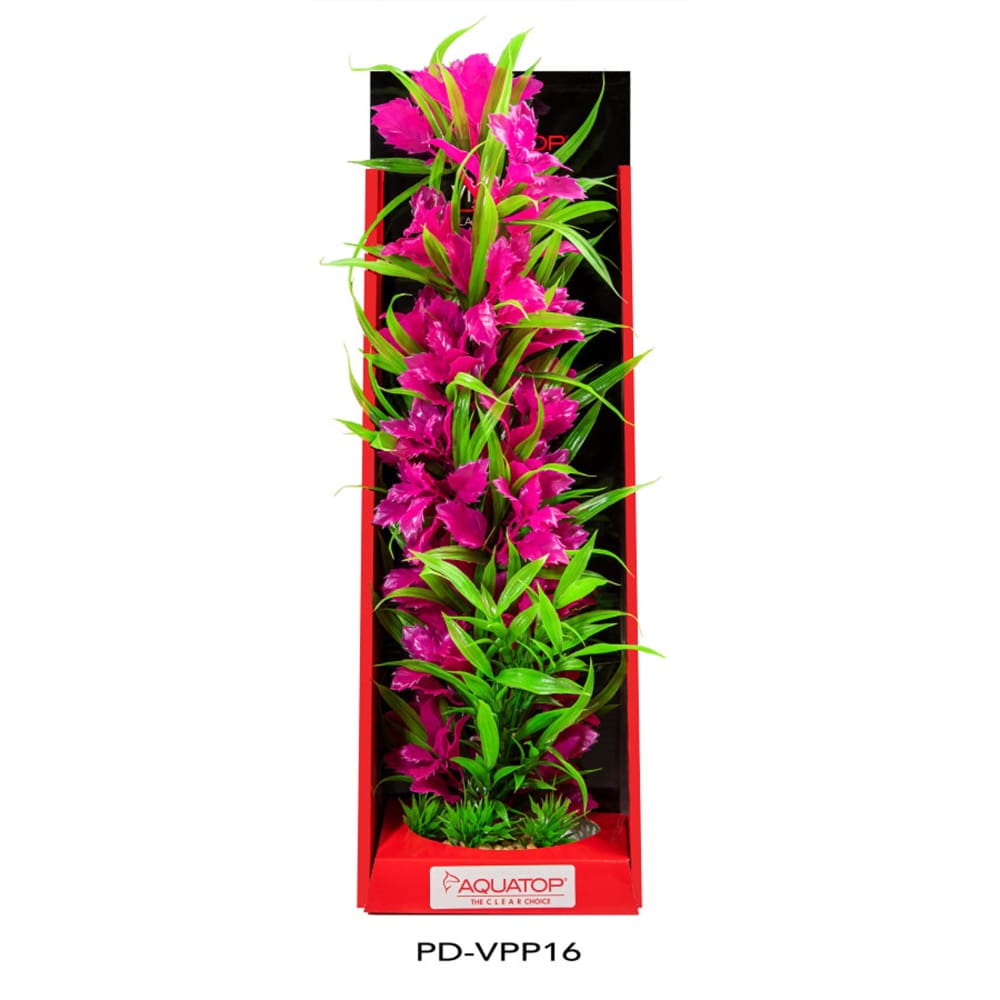 Aquatop Vibrant Passion Plant Pink; 1ea-16 in - Pet Supplies - Aquatop