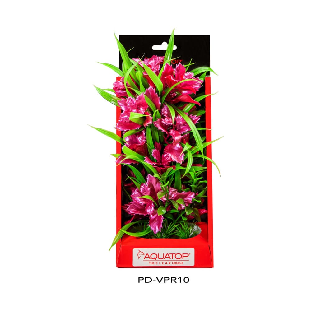 Aquatop Vibrant Passion Plant Rose; 1ea-10 in - Pet Supplies - Aquatop