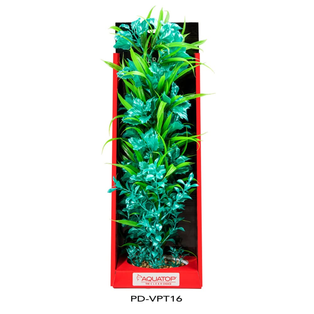 Aquatop Vibrant Passion Plant Turquoise; 1ea-16 in - Pet Supplies - Aquatop