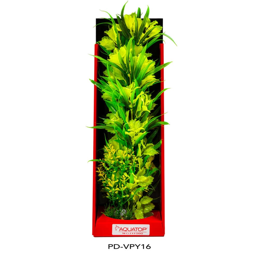 Aquatop Vibrant Passion Plant Yellow; 1ea-16 in - Pet Supplies - Aquatop