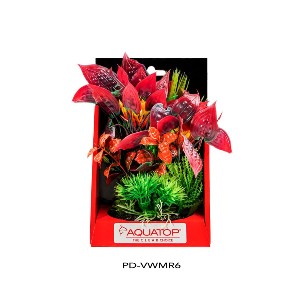 Aquatop Vibrant Wild Plant Mixed Red; 1ea-6 in - Pet Supplies - Aquatop