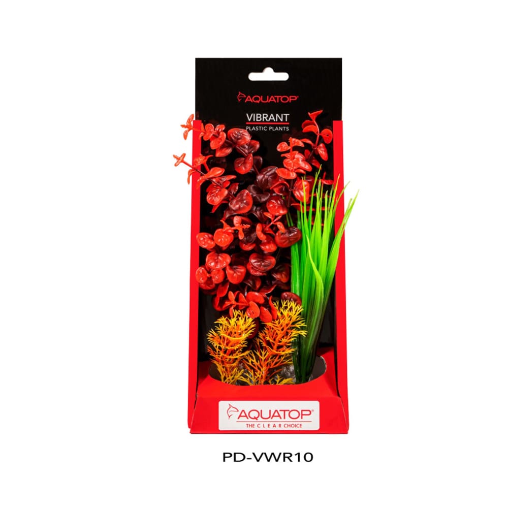 Aquatop Vibrant Wild Plant Red; 1ea-10 in - Pet Supplies - Aquatop