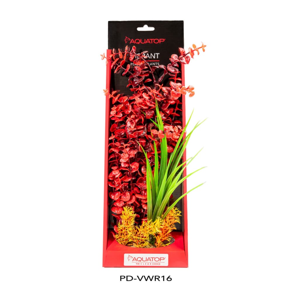 Aquatop Vibrant Wild Plant Red; 1ea-16 in - Pet Supplies - Aquatop