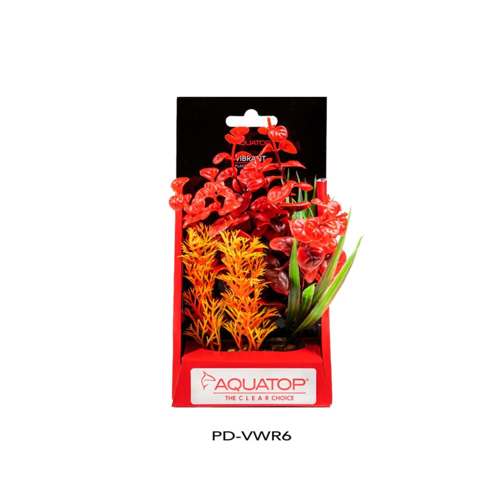 Aquatop Vibrant Wild Plant Red; 1ea-6 in - Pet Supplies - Aquatop