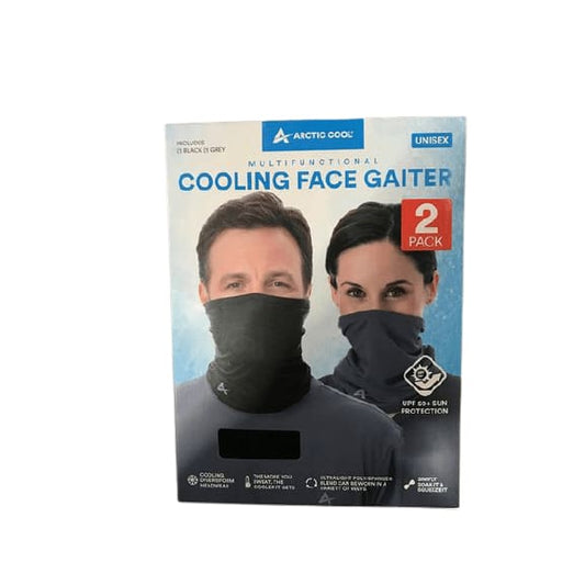 Arctic Cool Multifunctional Cooling Face Gaiter, 2-Pack-ShelHealth.Com