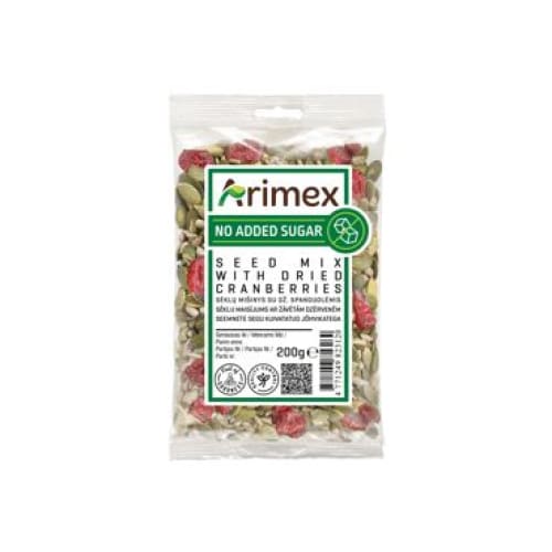 ARIMEX Dried Cranberries Seeds Mix 7.05 oz. (200 g.) - Arimex