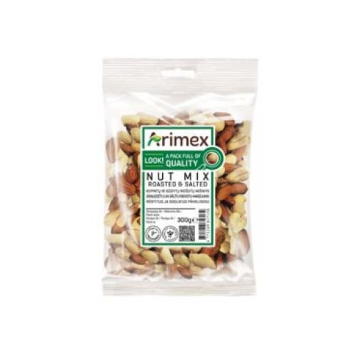 ARIMEX Roasted & Salted Nuts Mix 10.58 oz. (300 g.) - Arimex