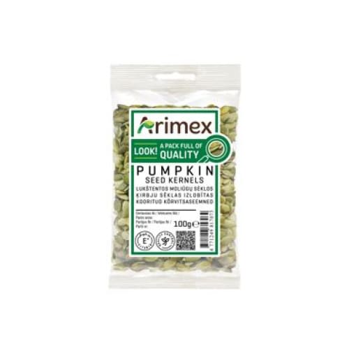 ARIMEX Shelled Pumpkin Seeds 3.53 oz. (100 g.) - Arimex