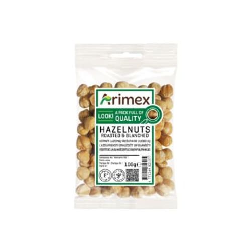 ARIMEX Shelled Roasted Hazelnuts 3.53 oz. (100 g.) - Arimex