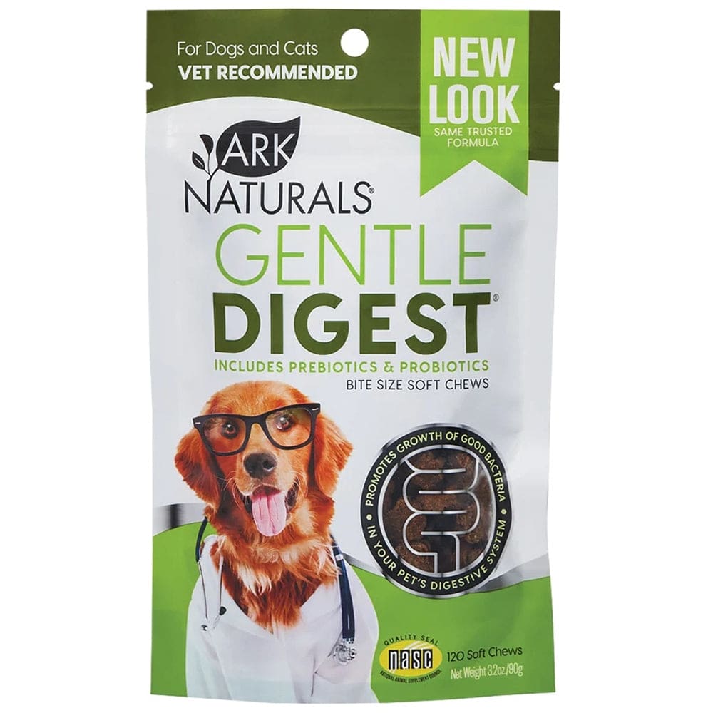 Ark Naturals Gentle Digest Dog & Cat Soft Chews 120 Count - Pet Supplies - Ark Naturals