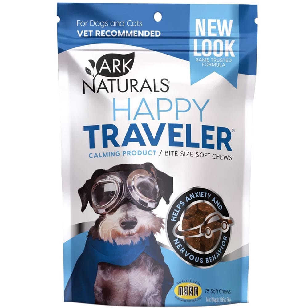 Ark Naturals Happy Traveler Dog & Cat Soft Chews 75 Count - Pet Supplies - Ark Naturals