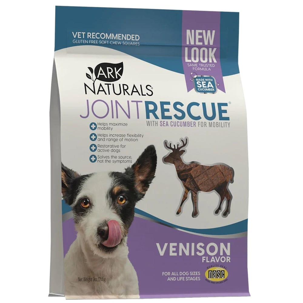 Ark Naturals Sea Inchmobility Inch Joint Rescue Venison Jerky Dog Treats 9-Oz Bag - Pet Supplies - Ark Naturals