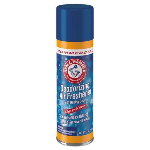 Arm & Hammer Baking Soda Air Freshener Light Fresh 7 Oz Aerosol Spray 12/carton - Janitorial & Sanitation - Arm & Hammer™