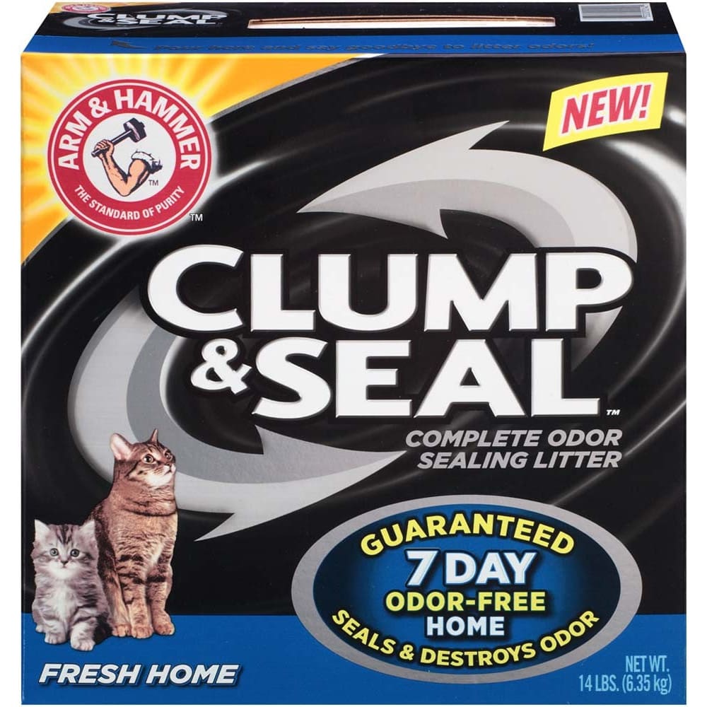 Arm & Hammer Clump & Seal Fresh Home Cat Litter 14 lb - Pet Supplies - Arm & Hammer