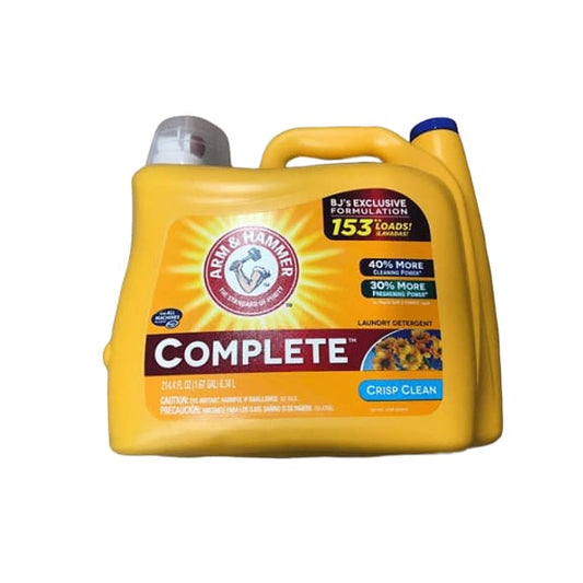 Arm & Hammer Complete Liquid Detergent Crisp Clean, 214.4 fl. oz. - ShelHealth.Com