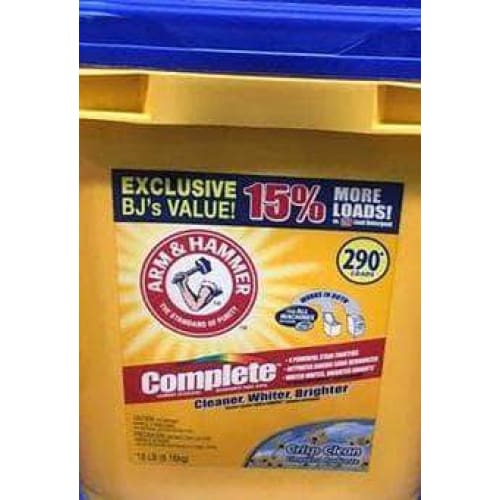 Arm & Hammer Complete Powder Detergent, 18 lbs. - ShelHealth.Com