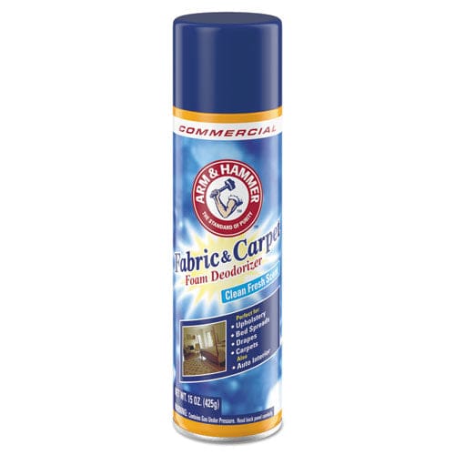 Arm & Hammer Fabric And Carpet Foam Deodorizer Fresh Scent 15 Oz Aerosol Spray 8/carton - Janitorial & Sanitation - Arm & Hammer™
