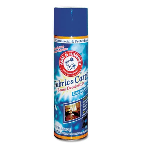 Arm & Hammer Fabric And Carpet Foam Deodorizer Fresh Scent 15 Oz Aerosol Spray - Janitorial & Sanitation - Arm & Hammer™