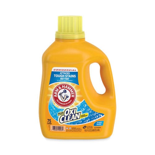 Arm & Hammer Oxiclean Concentrated Liquid Laundry Detergent Fresh 118.1 Oz Bottle 4/carton - Janitorial & Sanitation - Arm & Hammer™