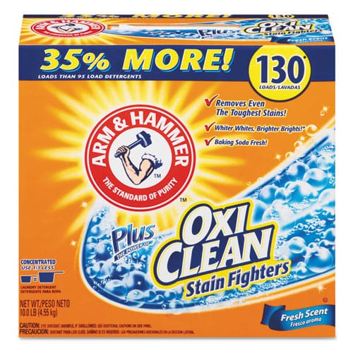 Arm & Hammer Power Of Oxiclean Powder Detergent Fresh 9.92 Lb Box 3/carton - Janitorial & Sanitation - Arm & Hammer™