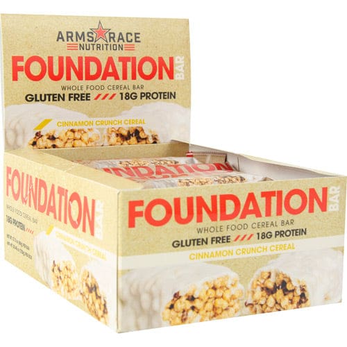 Arms Race Foundation Bar Cinnamon Crunch Cereal 12 ea - Arms Race