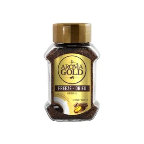 Aroma Gold Freeze-Dried Original Instant Coffee 3.53 oz. (100 g.) - Aroma