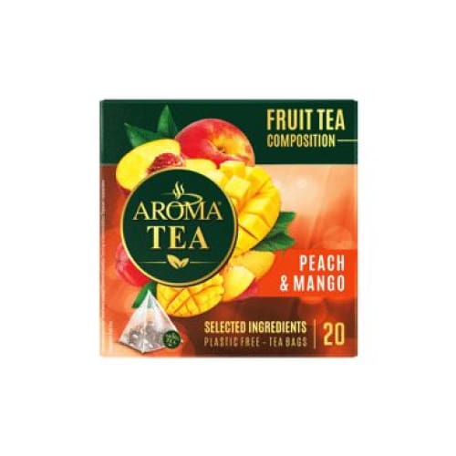 Aroma Tea Fruit Tea with Peach and Mango Tea Bags 20 pcs. - Aroma