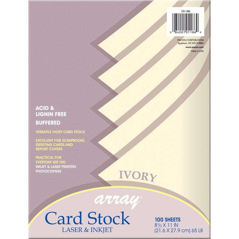 Array Card Stock Ivory (Pack of 2) - Card Stock - Dixon Ticonderoga Co - Pacon
