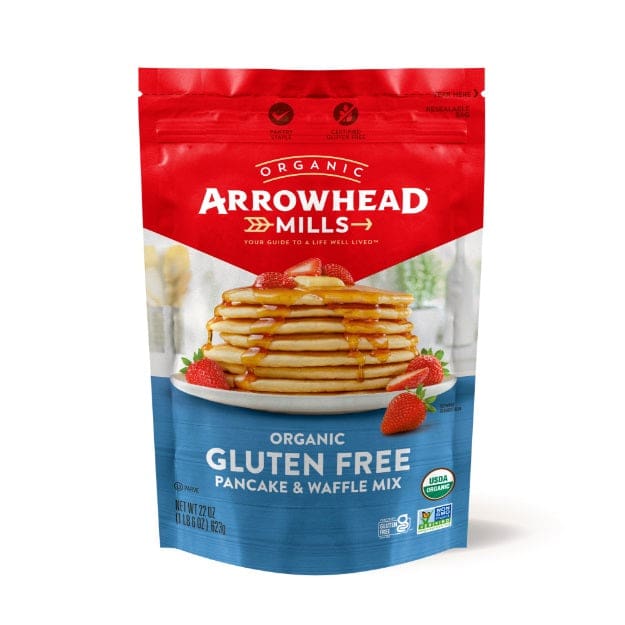 ARROWHEAD MILLS: Organic Gluten Free Pancake Waffle Mix 22 oz - Grocery > Cooking & Baking > Flours - ARROWHEAD MILLS