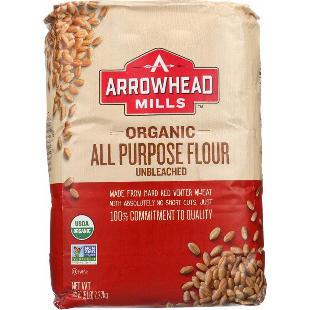 ARROWHEAD MILLS Arrowhead Mills Organic Unbleached White Flour, 5 Lb