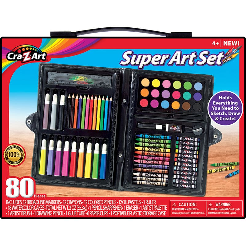 Art Set 80 Pcs (Pack of 6) - Art & Craft Kits - Cra-z-art