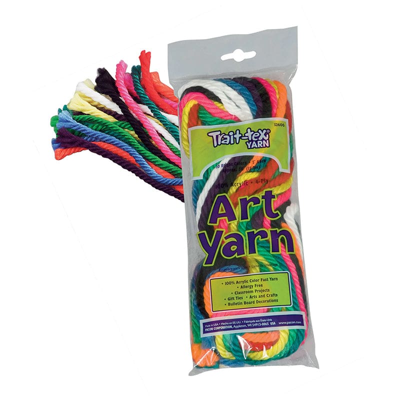 Art Yarn 50Ft 10 Colors (Pack of 6) - Yarn - Dixon Ticonderoga Co - Pacon