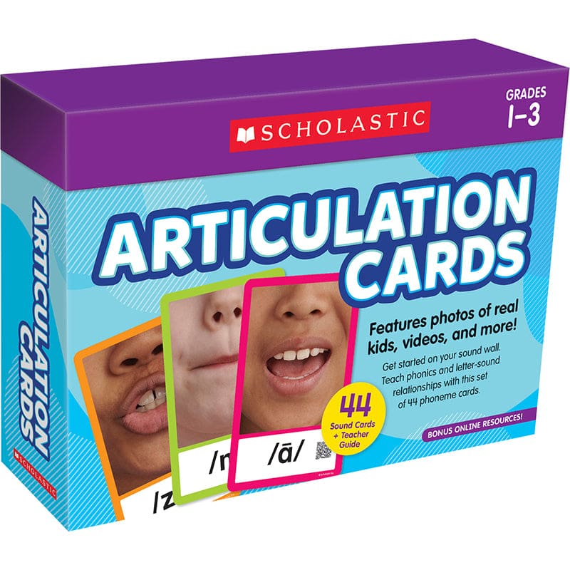 Articulation Cards - Phonics - Scholastic Teaching Resources