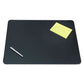 Artistic Sagamore Desk Pad With Decorative Stitching 24 X 19 Black - School Supplies - Artistic®