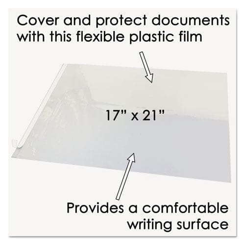 Artistic Second Sight Clear Plastic Desk Protector With Hinged Protector 21 X 17 Clear - Office - Artistic®