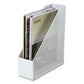 Artistic Urban Collection Punched Metal Magazine File 3.5 X 10 X 11.5 White - School Supplies - Artistic®