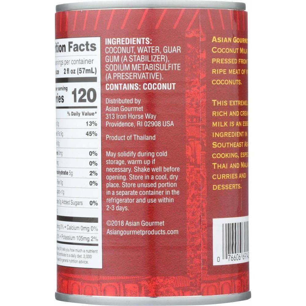 Asian Gourmet Asian Gourmet Coconut Milk, 13.5 fl. oz.