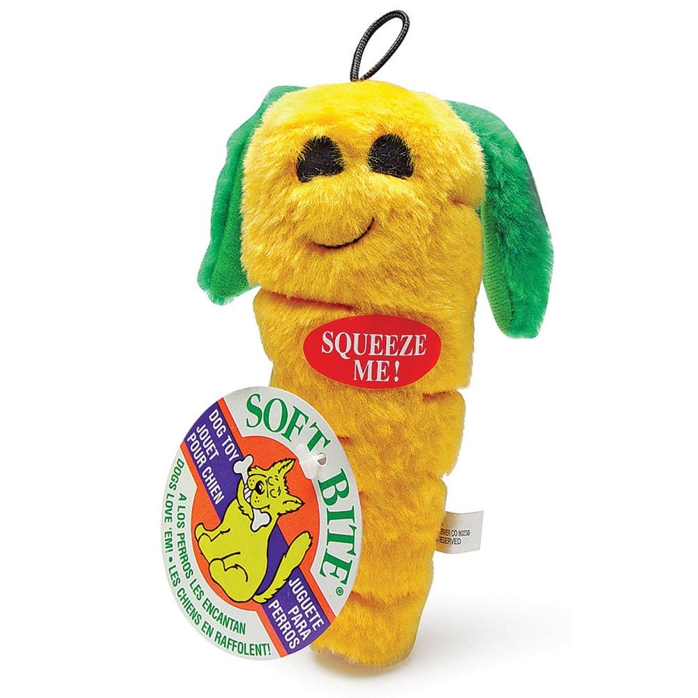Aspen Carrot with Squeakers Plush Dog Toy Medium - Pet Supplies - Aspen