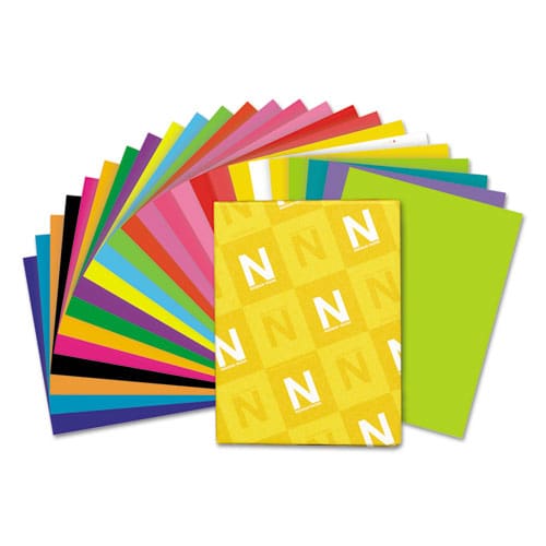 Astrobrights Color Cardstock 65 Lb Cover Weight 8.5 X 11 Assorted Colors 100/pack - School Supplies - Astrobrights®