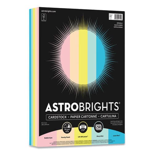 Astrobrights Color Cardstock 65 Lb Cover Weight 8.5 X 11 Assorted Colors 250/pack - School Supplies - Astrobrights®