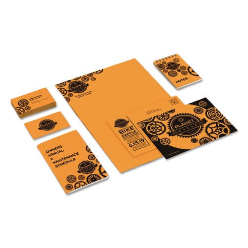 Astrobrights Color Cardstock 65 Lb Cover Weight 8.5 X 11 Cosmic Orange 250/pack - School Supplies - Astrobrights®