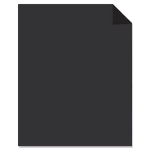 Astrobrights Color Cardstock 65 Lb Cover Weight 8.5 X 11 Eclipse Black 100/pack - School Supplies - Astrobrights®