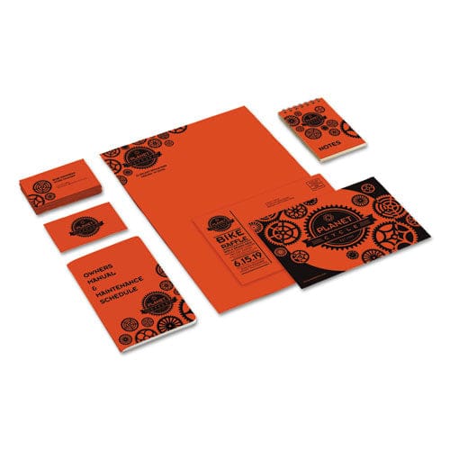 Astrobrights Color Cardstock 65 Lb Cover Weight 8.5 X 11 Orbit Orange 250/pack - School Supplies - Astrobrights®