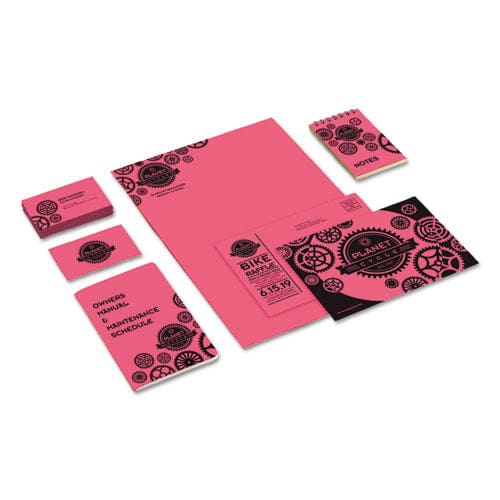 Astrobrights Color Cardstock 65 Lb Cover Weight 8.5 X 11 Plasma Pink 250/pack - School Supplies - Astrobrights®