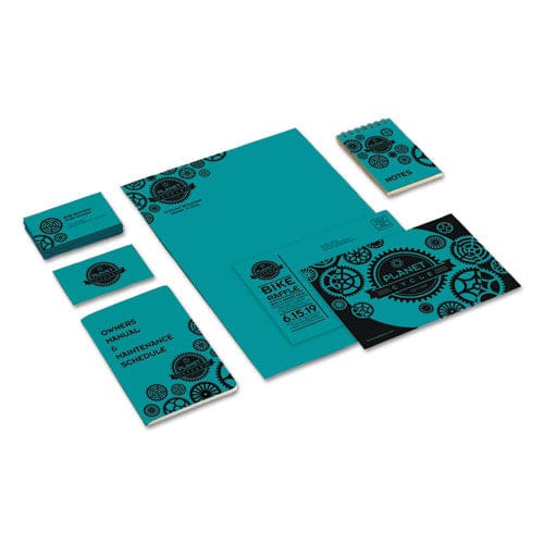 Astrobrights Color Cardstock 65 Lb Cover Weight 8.5 X 11 Terrestrial Teal 250/pack - School Supplies - Astrobrights®