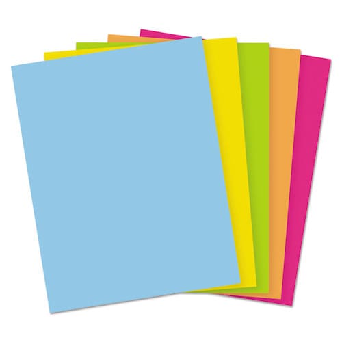 Astrobrights Color Cardstock -bright Assortment 65 Lb Cover Weight 8.5 X 11 Assorted 250/pack - School Supplies - Astrobrights®