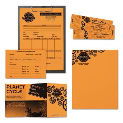 Astrobrights Color Paper 24 Lb Bond Weight 11 X 17 Cosmic Orange 500/ream - School Supplies - Astrobrights®
